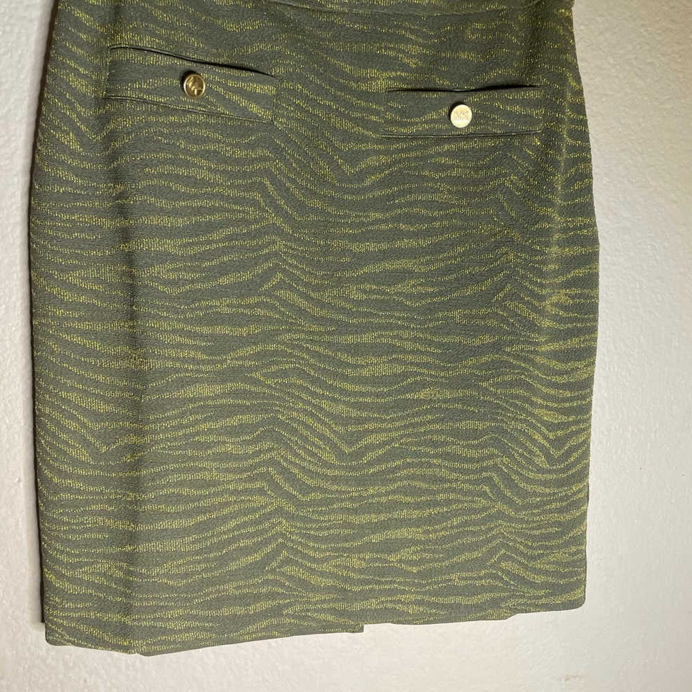 MICHAEL Michael Kors Green Pencil Skirt Casual Work